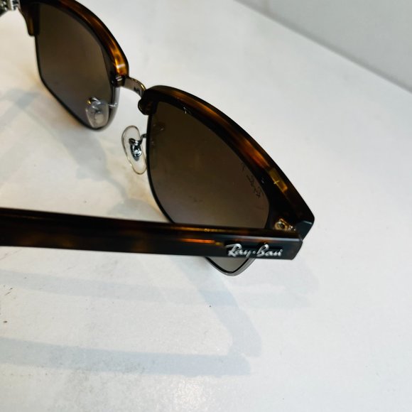 Ray-Ban Black and Silver Clubmaster Sunglasses main image 5